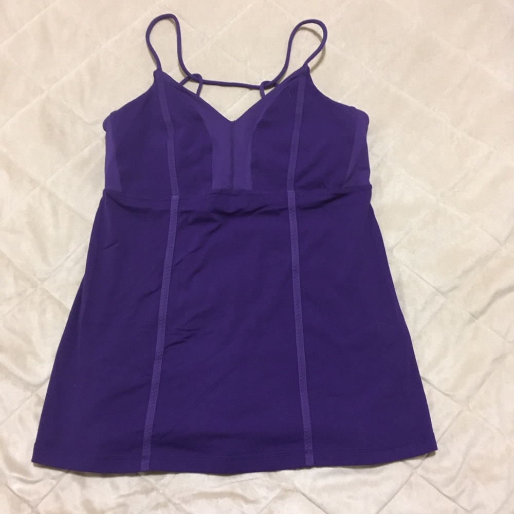 Lululemon Strappy Purple Tank